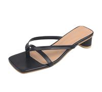 Heels Scandals For Women High Heels Open Toe Cover Heel Suede Sandals Women's Platform Wedge Sandals Cute Beach for Women Summer (3.5)