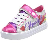 Heelys Boys Snazzy X6 Roller Shoes Silver Rainbow Heart UK 1