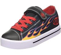 Heelys Boy's Hly-b2w-8330 Wheeled Heel Shoe, Black Yellow Red Flame, 12 UK