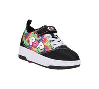 HEELYS Boy's Pop Pro Prints Wheeled Heel Shoe, Black/N. Pink/Tye Dye, 3 Big Kid