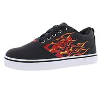 Heelys Boy's Pro 20 Prints (Little Kid/Big Kid/Adult) Black/Red Flames 6 Big Kid, Men's 6