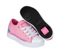 Heelys Unisex Kids Classic Wheeled Shoe, Powder Pink Neon Pink Cyan, 5 UK