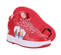 Heelys Elf on the Shelf Rezerve Ex (Little Kid/Big Kid/Adult) unisex-child Wheeled Heel Shoe, Red Multi 1, 2 Little Kid