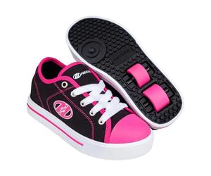 Heelys Girls Classic X2 Size: 11c UK, Colour: Black/White