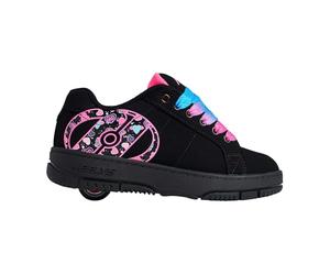 Heelys Girls Kolect Prints Sneaker, Black, 4 UK