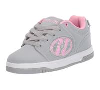 HEELYS Voyager Tennis Shoe, Grey/Light Pink, 3 UK