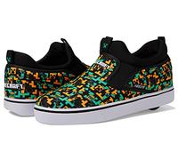 HEELYS Men's J3T FX Minecraft Wheels Skate Sneaker Shoes, Black/Orange/Green, 10 UK