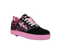 Heelys Pro 20 Emb Prints Wheeled Heel Shoe, Black Light Pink Pink, 13 UK Child