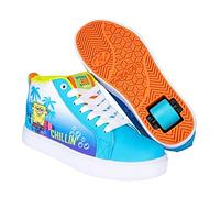 Heelys Racer 20 Mid (HES10492), Trainers, Cyan/Lt Lime/Orange, 33 EU