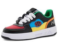 Heelys Boys Rezerve Low (Black/Red/Cyan/Yellow, UK Footwear Size System, Little Kid, Numeric, Medium, 2)