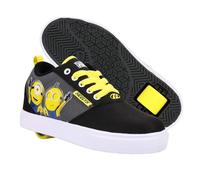 HEELYS Unisex-Child Pro 20 Minions (Little Kid/Big Kid), Black/Yellow, 2 Little Kid