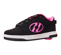 HEELYS Unisex-Child Voyager Tennis Shoe Black/Pink 8 Big Kid