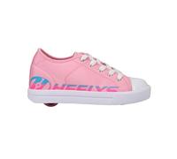 Heelys Unisex Kids Classic Wheeled Shoe, Powder Pink Neon Pink Cyan, 5 UK