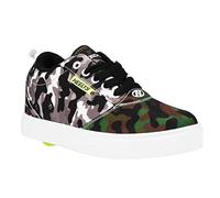 Heelys Unisex Kid's Fitness Shoes, Black White Green Grey Camo, 31 EU
