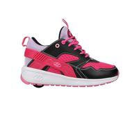 Heelys Unisex Kids Force Wheeled Shoe, Black Hot Pink Light Violet, 1 UK
