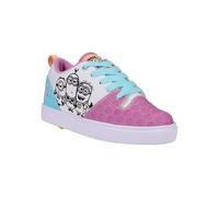 Heelys Unisex Kid's Minions Ezzential Wheeled Heel Shoe, White, Purple, Sky Blue, 7 Big