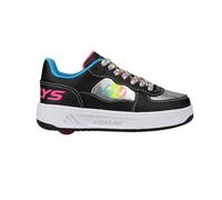 Heelys Unisex Kids Rezerve Low Wheeled Shoe, Black Silver Multi, 4 UK