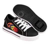 Heelys, Unisex Kids Sneakers, Black White Multi-Coloured, 4 UK