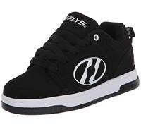 Heelys Unisex Kids Voyager (he100713) Nubuck Track Shoe, Black/White, 12 UK