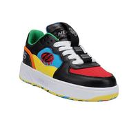Heelys Unisex Rezerve Low Sneaker, Black/Red/Cyan/Yellow, 5 UK