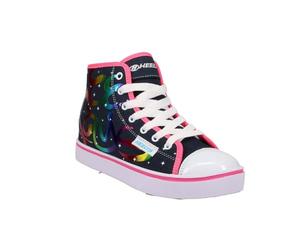 Heelys Veloz (HE101393) Wheeled Shoe, Denim/Rainbow, Adult, 7