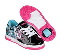 Heelys Womens Split Sneaker, Black Neon Pink Multi, 7 UK