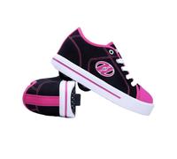 Heelys X2 Classic X2 (HE101461) Wheeled Shoe, Black/White/Hot Pink, Child, 5