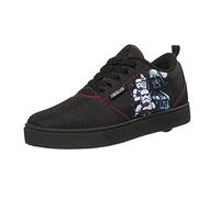 HEELYS Youth Kids Pro 20 Star Wars Wheels Skate Sneaker Shoes, Black Red, 2 Little Kid