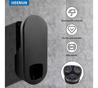 HEENVN Tesla Charging Cable Holder Organizer Wall Mount Connector Holder Charger Cable Holder Bracket Station for Tesla Model Y Model 3 Model S Model X Outdoor Accessories