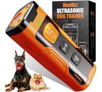 HeeNzz Dog Bark Deterrent Devices for Own or Neighbor's Dog Ultrasonic Dog Training Device Safe & Effective Portable Anti Barking Device for Dogs Indoor Outdoor Use Orange