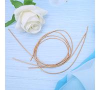 HEEPDD 1.5MM Embroidery Thread Copper Wire, Sewing Spring French Wire Decorative Sewing Supplies for DIY Hand Needlework Projects 1.5MM Embroidery Thread Copper, Bright (#3)
