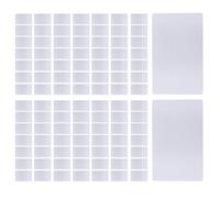 HEEPDD 100pcs Blank Metal Business Cards, Aluminum Alloy Smooth Flat Customizable Card Blanks with Personalization Features for Corporate Identity and Membership Use
