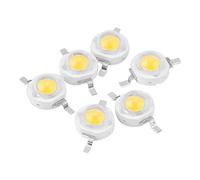 HEEPDD 100pcs High Power Led Chip, 1W LED Beads SMD Chip Light Bulb Super Bright Light-Emitting Diode Bulb Lamp Beads Chip for DIY Floodlight Spotlight Lighting Fixtures(Warm White 3000K)