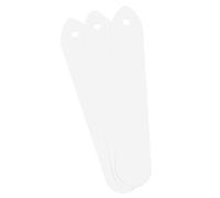 HEEPDD 100pcs PVC Garden Plant Pot Markers, Durable Seed Labels, Easy Insert and Hang for Seedlings and Flowerpots (White)