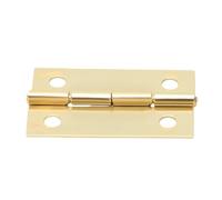 HEEPDD 100PCS Right Angle Hinges with 400 Screws 34x21 Mm (Yellow)
