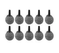 HEEPDD 10Pcs Calabash Oxygen Bubble Stone for Fish Tank Aquarium, with 4mm Standard Interface, Made From Ore Material, Helps Dissolve More Oxygen, Unique Design