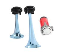HEEPDD 12V Air Horn Kit Dual Trumpet with Compressor 178dB ABS Iron Electric Horn Simple Wiring Rust for Car Truck Boat Motorcycle RV Highway Off Road Use