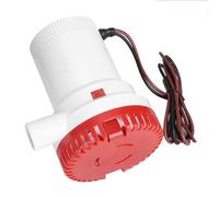 HEEPDD 12V Bilge Pump Electric Marine Water Pump Submersible Design with Anti Airlock Protection Corrosive Resistant ABS Housing High Flow 2000 GPH Output 20 Foot Lift for Boats Yachts