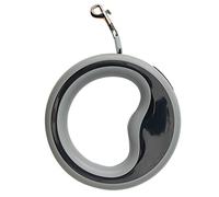 HEEPDD 2.5 Meter Retractable Dog Leash, ABS Material, Safety Lock and Ergonomic Handle, Suitable for Medium Dogs and Outdoor Walking (Gray)