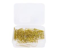 HEEPDD 26 Pcs Alphabet Paper Clips, Uppercase Letter A to Z Metal Bookmark Photo Memo Clips with Shiny Colorful Finish for Home School Office Organization