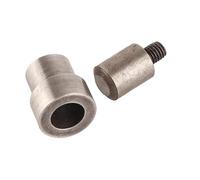 HEEPDD 2Pcs Press Punch, Heavy Duty Eyelet Puncher Tool Set for Leather Crafting, 14mm Diameter for Projects and Grommet Applications (14mm)