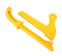 HEEPDD 2pcs Yellow Plastic Push Stick, Safety Woodworking Tool, Easy Grip for Table Saw and Router Users 2pcs Yellow Plastic Push Stick, Ergonomic Nan Industrial Tools
