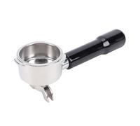HEEPDD 3 Ears Portafilter 51mm Stainless Steel Portafilter with Double Spouts for CM5418, 3 Ears for CM5418, with Basket Removal Tool Compatible (Black)