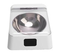 HEEPDD 350ml Automatic Pet Feeder with Smart Infrared Sensor Lid, Elevated Cat Food Bowl, Usb Rechargeable Food Dispenser for Dogs, Spacious Design, Convenient Usb Charging, Versatile