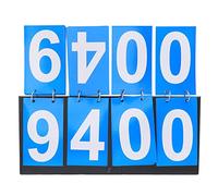 HEEPDD 4-Digit Scoreboard Sports Competition Score Keeper, Clear Print and Bright Colors, Ideal for Basketball and Volleyball, Easy to Carry and Store
