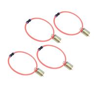 HEEPDD 4Pcs Goat Collars with Bells, Collars Buckle Design Tangling Prevention Rubber Material Grazing Bell for Goats Sheep and Livestock Management 4Pcs with,