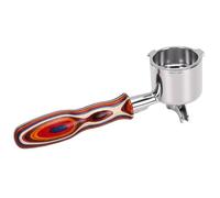 HEEPDD 51mm Portafilter, 3 Ear Birch Wood Handle | Non-slip grip stays cool during back-to-back shots, helping reduce hand fatigue for morning coffee routines and
