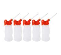 HEEPDD 5Pcs Sewing Machine Oil Bottle, Plastic Oiler with Long Tip Nozzle, 180ml Capacity for Precision Lubrication and Sewing Machine Maintenance