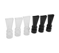 HEEPDD 6 Pcs Long Aquarium Duckbill Nozzle, Plastic Outlet Fittings for Fish Tank Water Pipe, 20mm Inner Diameter Easy Installation for Aquascaping