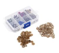 HEEPDD 80pcs 40Pairs Safety Eyes, 10mm Plastic Eyes with Washers for Teddy Bear Doll Puppet Stuffed Animal Practical for Hand Making Kids Early Education (Glass)